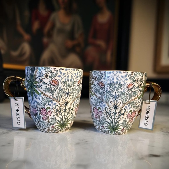 Morris & Co. William Morris Other - Morris & Co. NWT Qty of 2 William Morris Elegant Bone China Floral Mug Set